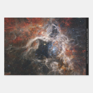 James Webb Tarantula Nebula Hi-Res Image 2022 Wrapping Paper Sheets