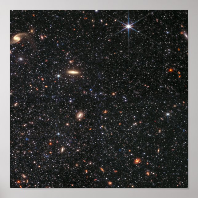 James Webb Telescope Dwarf Galaxy  Poster (Front)