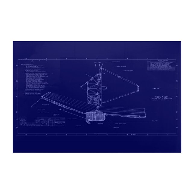  James Webb Unveiling the Universe's Blueprint Acrylic Print (Front)