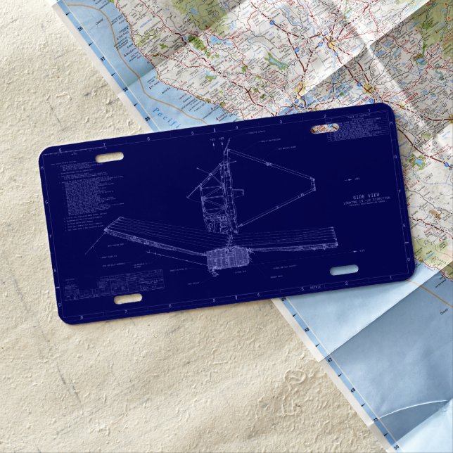  James Webb Unveiling the Universe's Blueprint License Plate (In Situ)