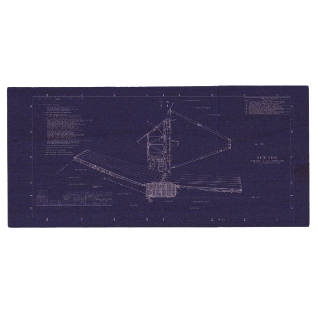  James Webb Unveiling the Universe's Blueprint Wood Flash Drive (Front)