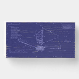 James Webb Unveiling the Universe's Blueprint Wooden Box Sign