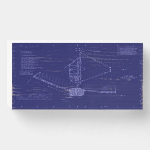  James Webb Unveiling the Universes Blueprint Wooden Box Sign
