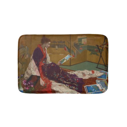 James Whistler _ Caprice in Purple and Gold Bath Mat