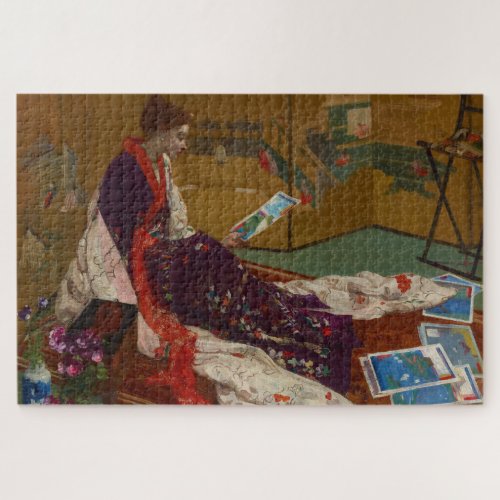 James Whistler _ Caprice in Purple and Gold Jigsaw Puzzle