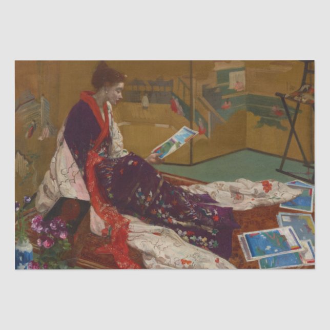 James Whistler - Caprice in Purple and Gold Tissue Paper (Front)