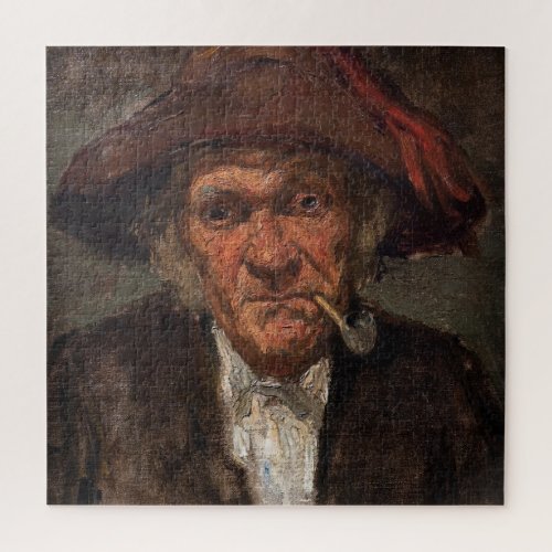 James Whistler _ Man Smoking a Pipe Jigsaw Puzzle