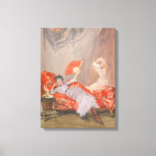 James Whistler - Milly Finch Canvas Print