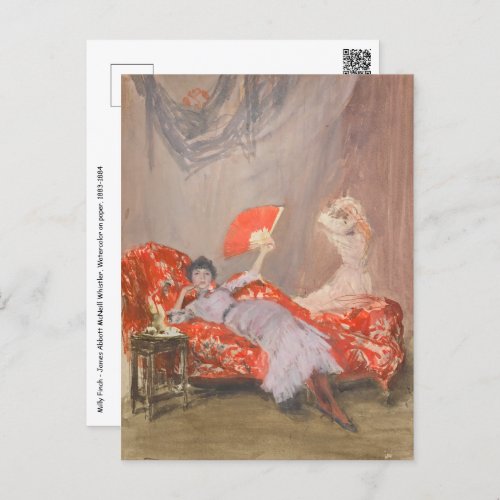 James Whistler _ Milly Finch Postcard