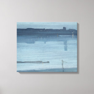 James Whistler - Nocturne: Chelsea Canvas Print