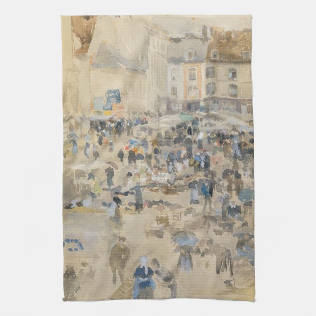 James Whistler - Nocturne: Chelsea Kitchen Towel (Vertical)