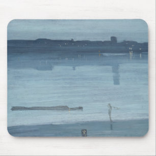 James Whistler - Nocturne: Chelsea Mouse Pad