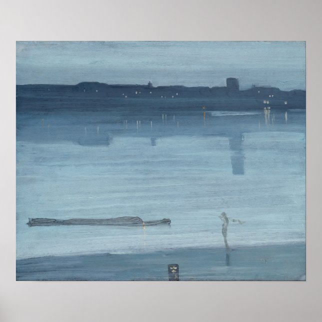 James Whistler - Nocturne: Chelsea Poster (Front)