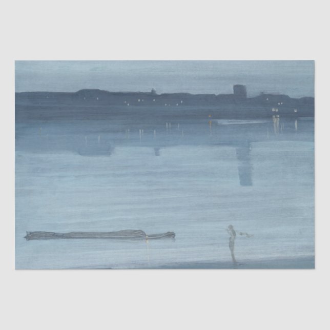 James Whistler - Nocturne: Chelsea Tissue Paper (Front)