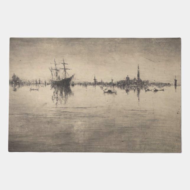 James Whistler - Nocturne, from Venice Doormat (Front)