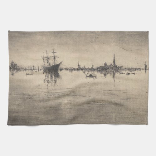 James Whistler _ Nocturne from Venice Kitchen Towel