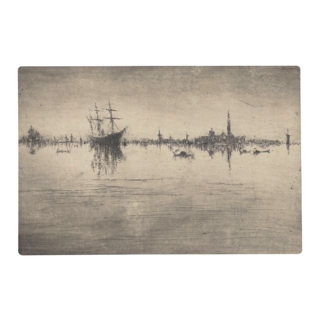 James Whistler - Nocturne, from Venice Placemat (Front)