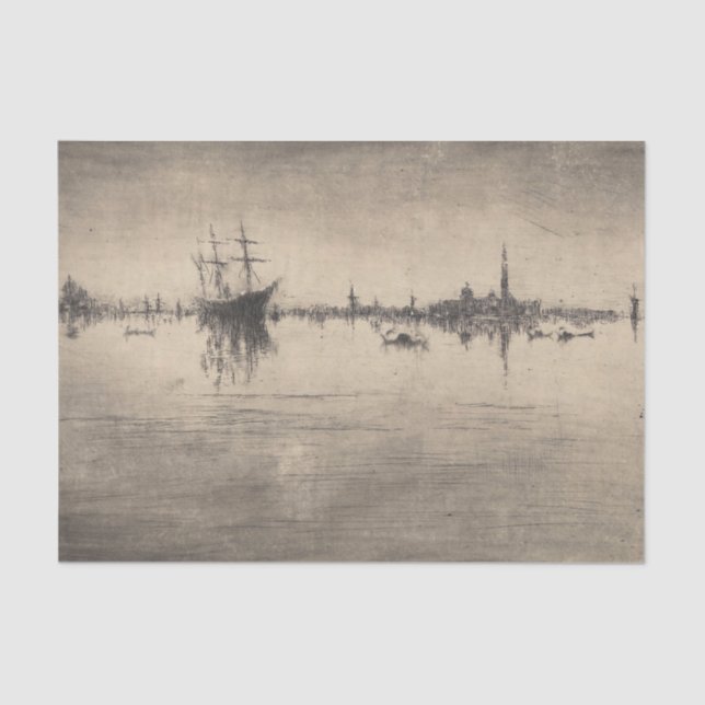 James Whistler - Nocturne, from Venice Tissue Paper (Front)
