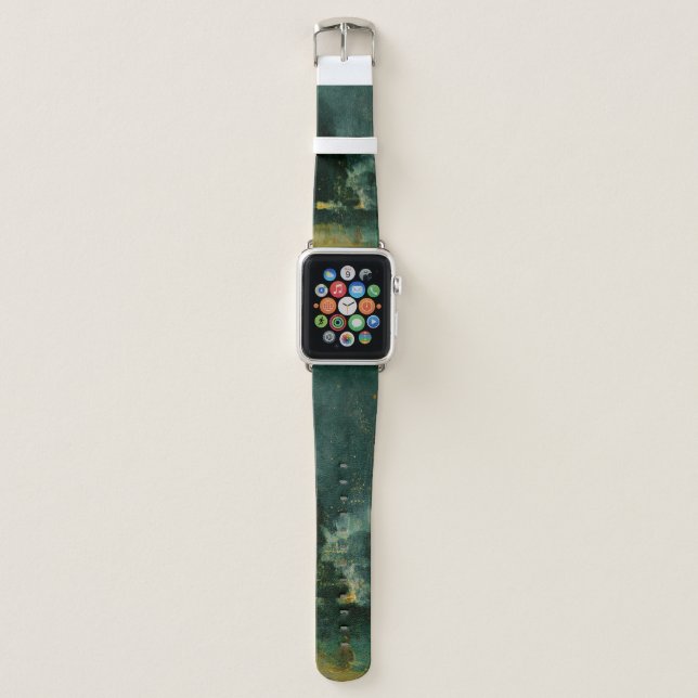 James Whistler - Nocturne in Black and Gold Apple Watch Band (Front)