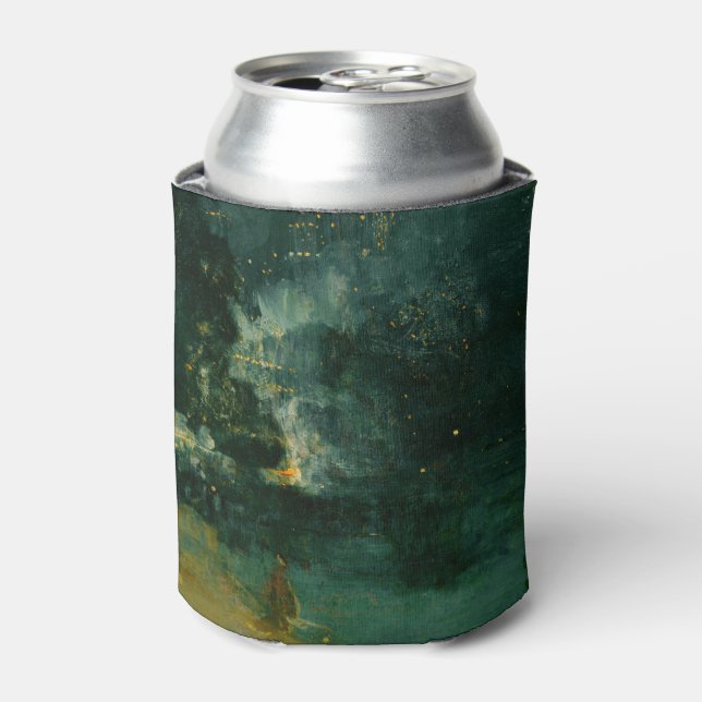 James Whistler - Nocturne in Black and Gold Can Cooler (Can Front)