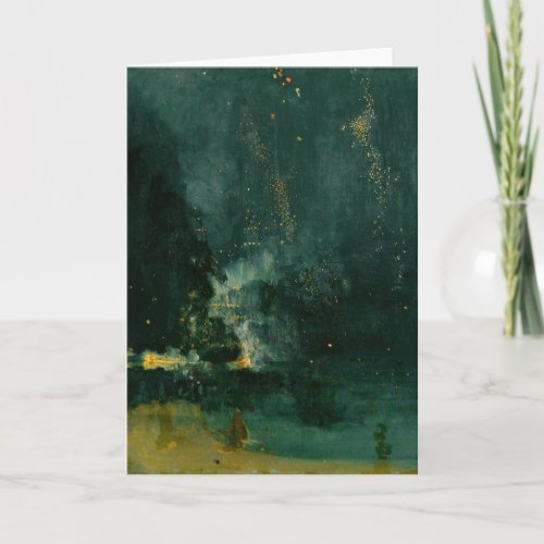 James Whistler _ Nocturne in Black and Gold Card