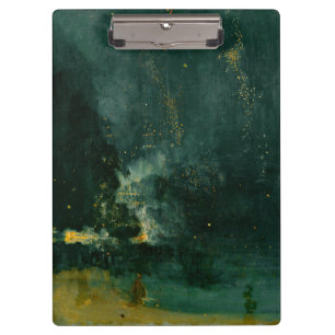 James Whistler - Nocturne in Black and Gold Clipboard
