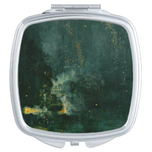 James Whistler - Nocturne in Black and Gold Compact Mirror