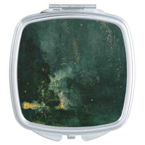 James Whistler _ Nocturne in Black and Gold Compact Mirror