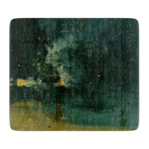 James Whistler _ Nocturne in Black and Gold Cutting Board