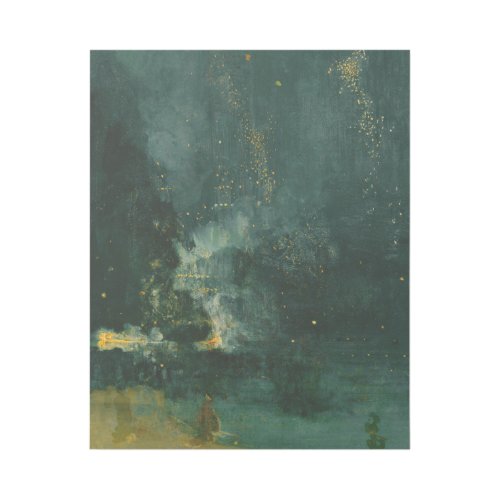 James Whistler _ Nocturne in Black and Gold Gallery Wrap