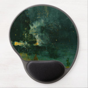James Whistler - Nocturne in Black and Gold Gel Mouse Pad