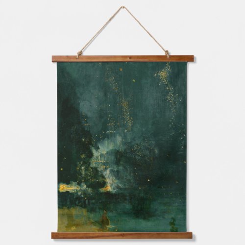 James Whistler _ Nocturne in Black and Gold Hanging Tapestry