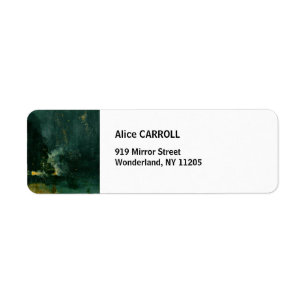 James Whistler - Nocturne in Black and Gold Label