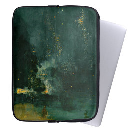James Whistler - Nocturne in Black and Gold Laptop Sleeve