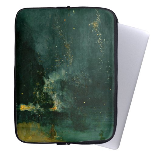 James Whistler _ Nocturne in Black and Gold Laptop Sleeve