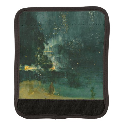 James Whistler _ Nocturne in Black and Gold Luggage Handle Wrap