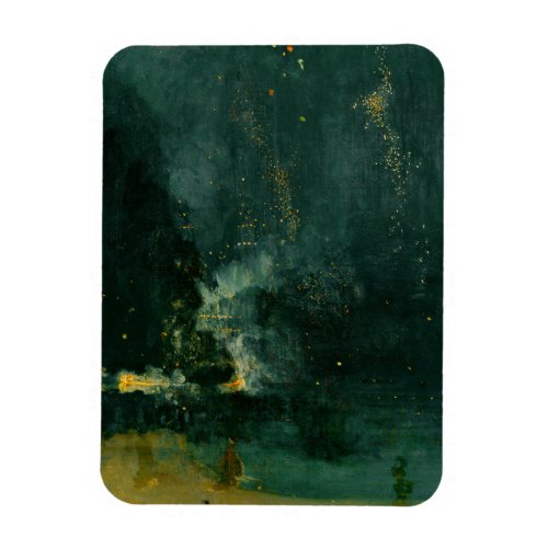 James Whistler _ Nocturne in Black and Gold Magnet