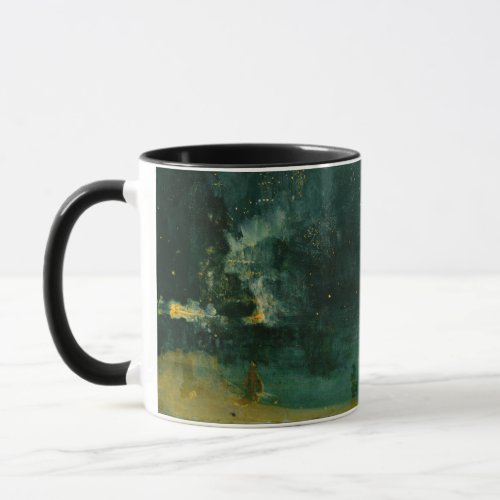 James Whistler _ Nocturne in Black and Gold Mug