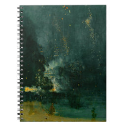 James Whistler - Nocturne in Black and Gold Notebook