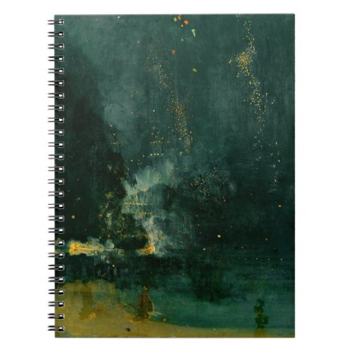 James Whistler _ Nocturne in Black and Gold Notebook