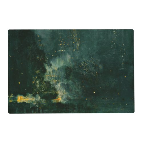 James Whistler _ Nocturne in Black and Gold Placemat