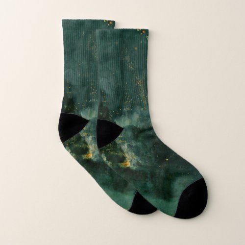 James Whistler _ Nocturne in Black and Gold Socks