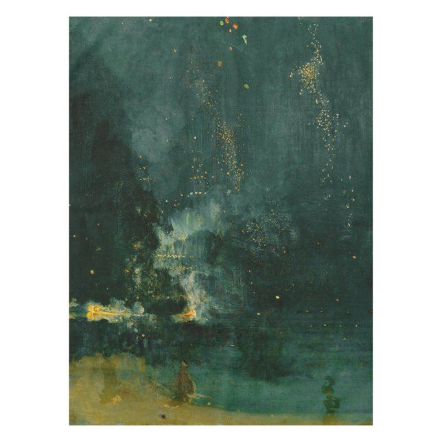 James Whistler - Nocturne in Black and Gold Tablecloth (Front)