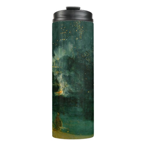James Whistler _ Nocturne in Black and Gold Thermal Tumbler