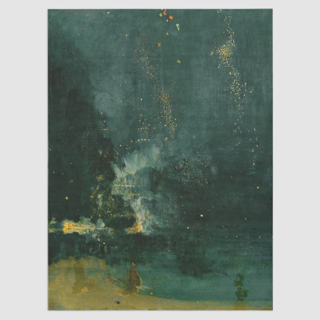 James Whistler - Nocturne in Black and Gold Tissue Paper (Creator Uploaded)