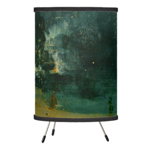 James Whistler _ Nocturne in Black and Gold Tripod Lamp