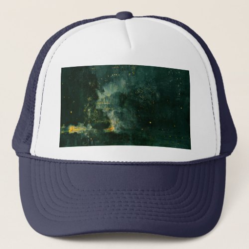 James Whistler _ Nocturne in Black and Gold Trucker Hat