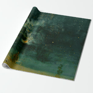 James Whistler - Nocturne in Black and Gold Wrapping Paper