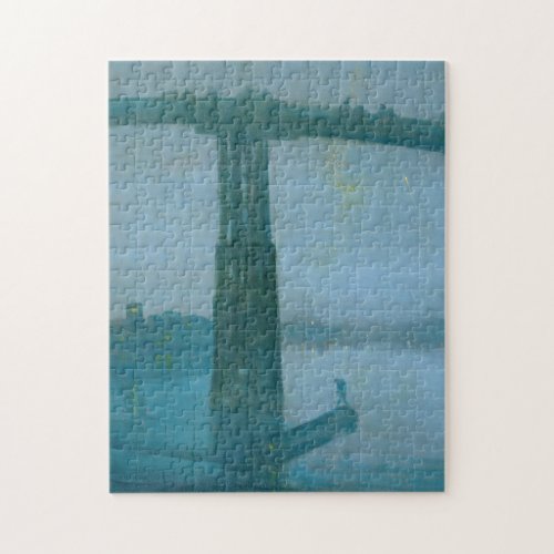 James Whistler _ Nocturne Old Battersea Bridge  Jigsaw Puzzle