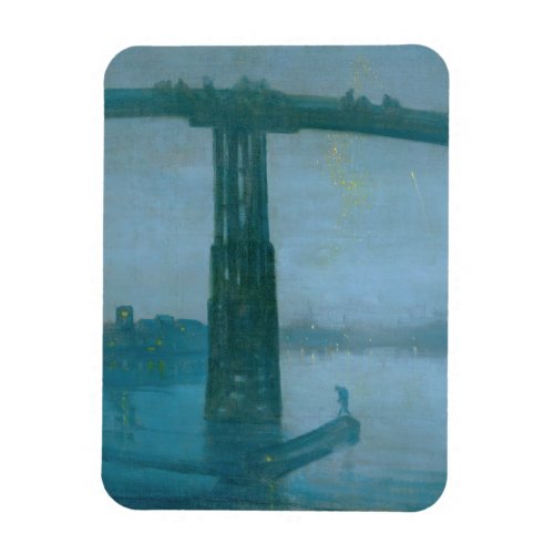 James Whistler _ Nocturne Old Battersea Bridge  Magnet